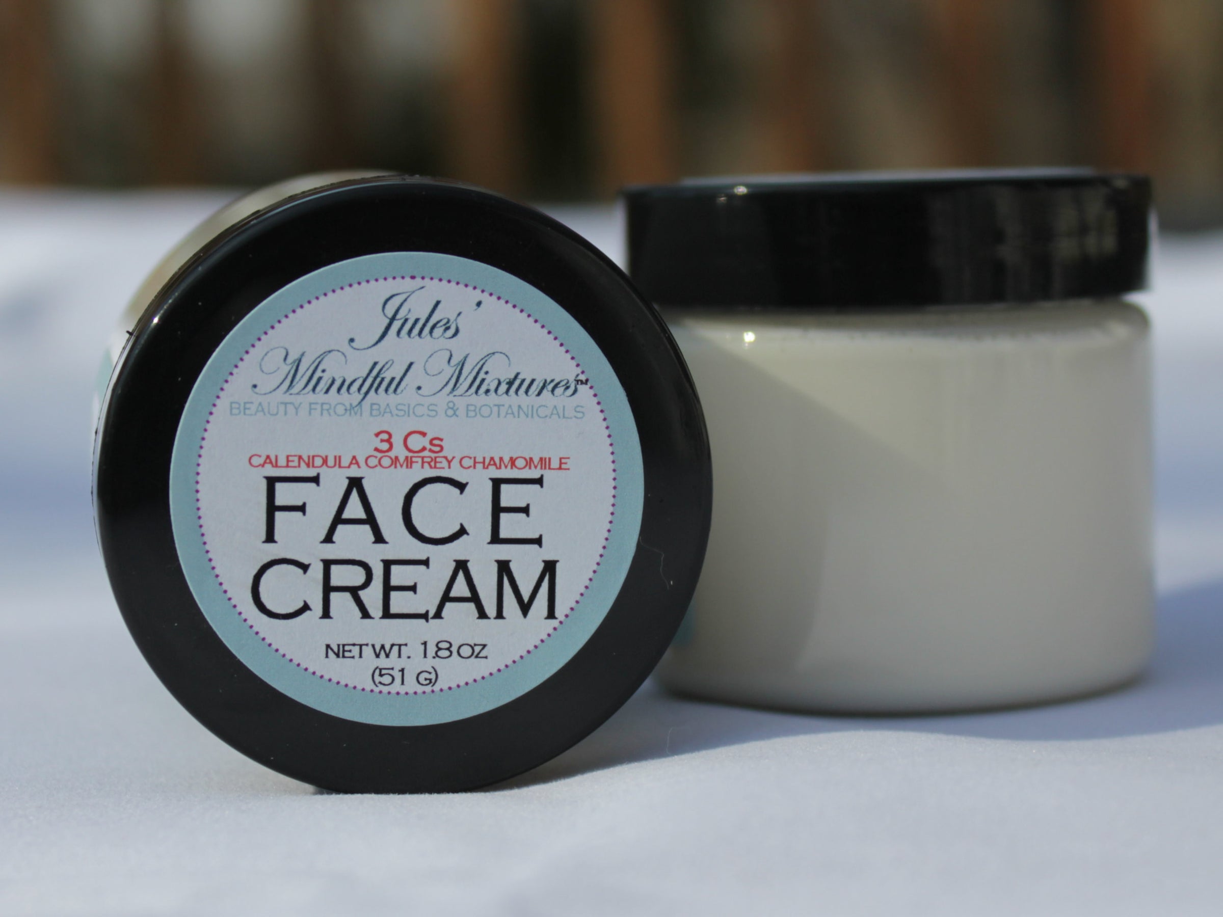 Face Cream with Comfrey, Calendula & Chamomile - Gentle Skin Care